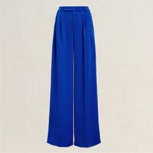 Ralph Lauren Royal Blue Wide-Leg Pants